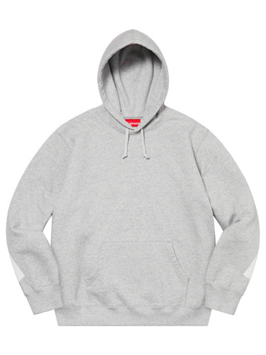 Supreme Big Logo Hooded Sweatshirt Heather Grey - Prior