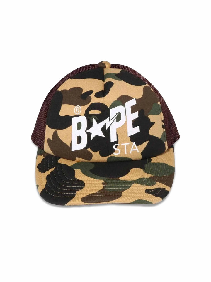 A Bathing Ape 1st Camo BAPE Sta Mesh Cap Yellow in Auckland, New Zealand - Shop name