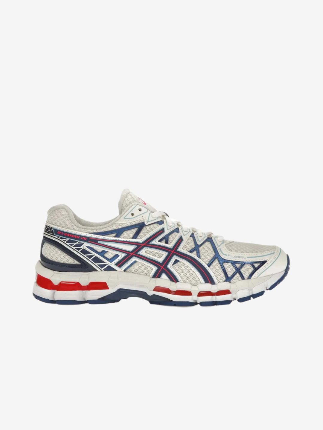 ASICS Gel-Kayano 20 Cream Blue Red