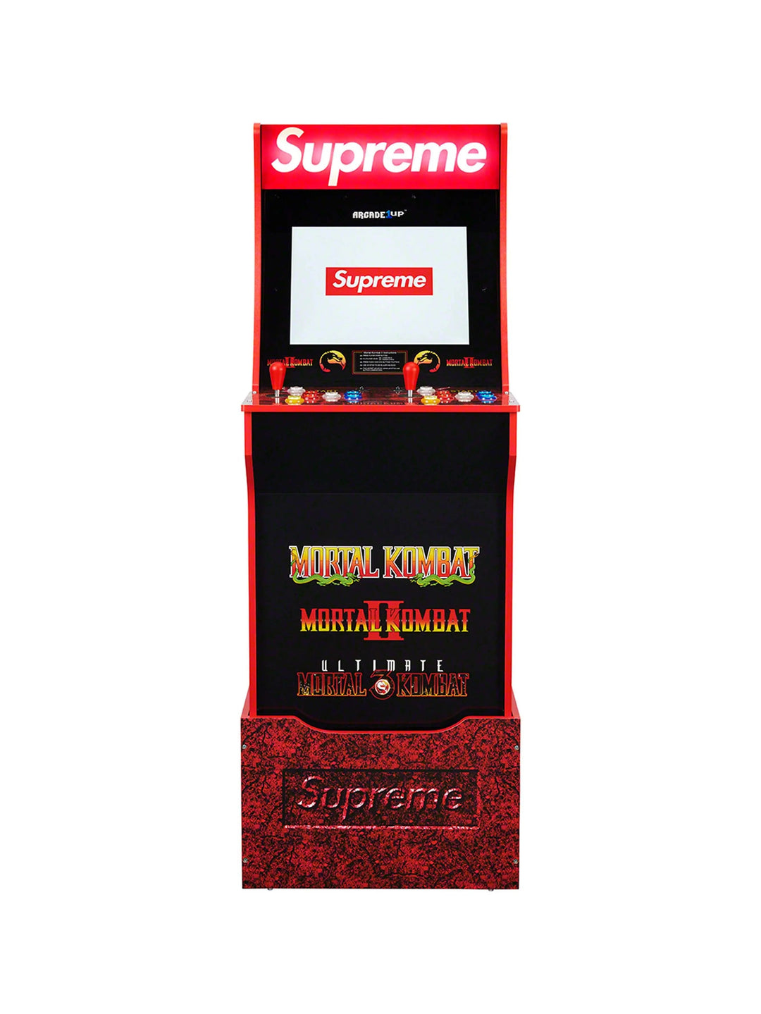 Arcade1UP x Supreme Mortal Kombat Arcade Machine