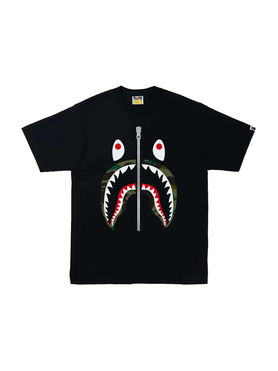 BAPE 1st Camo Shark Tee (SS22) Black/Green