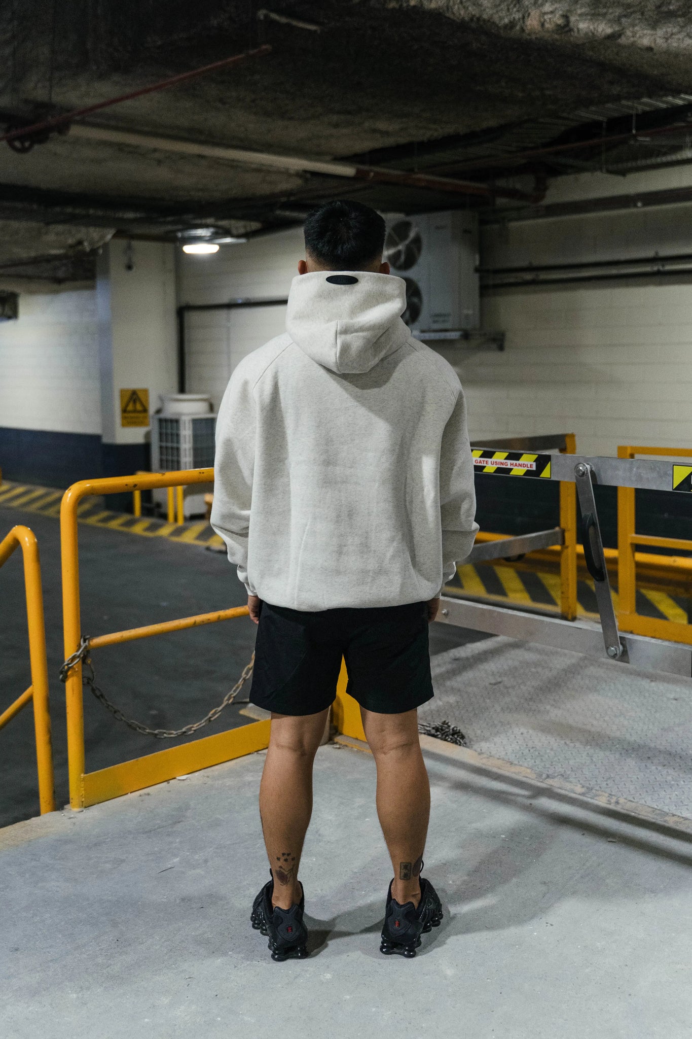 CORE Essential Raglan Sleeve Hoodie Ecru Grey in Auckland, New Zealand - Shop name