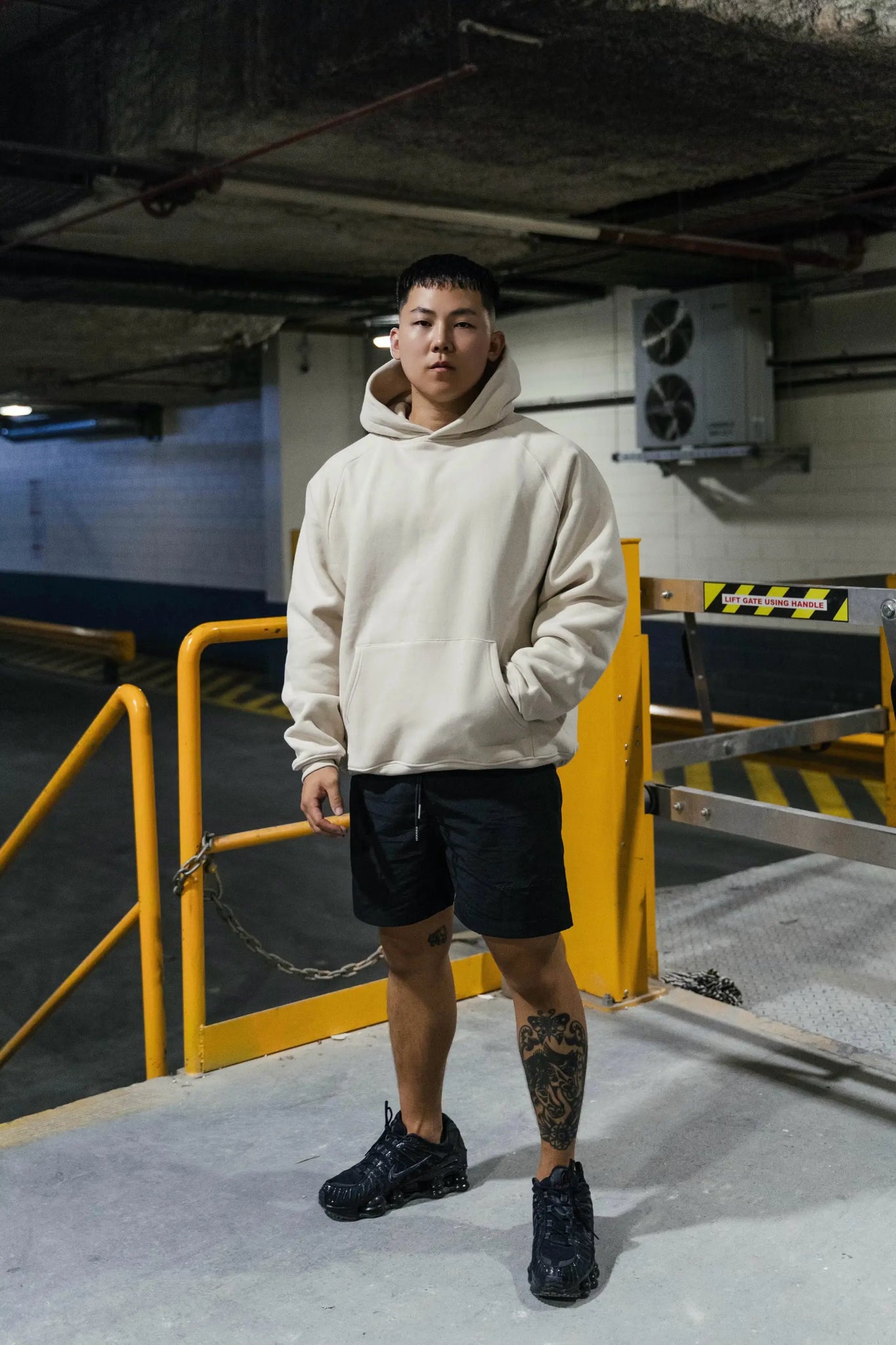 CORE Essential Raglan Sleeve Hoodie Ecru in Auckland, New Zealand - Shop name