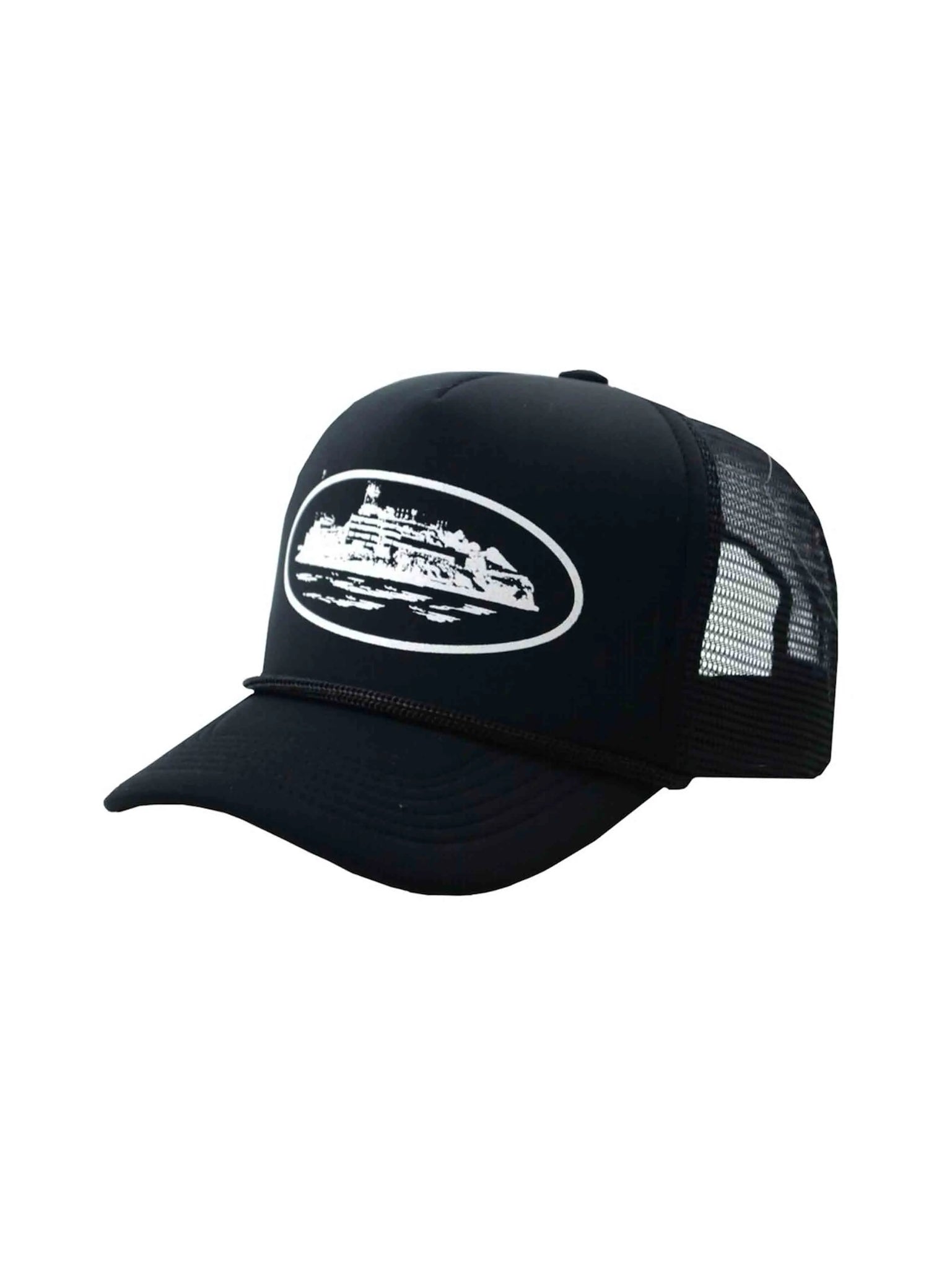 Corteiz Alcatraz Trucker Hat 21 Black - Prior