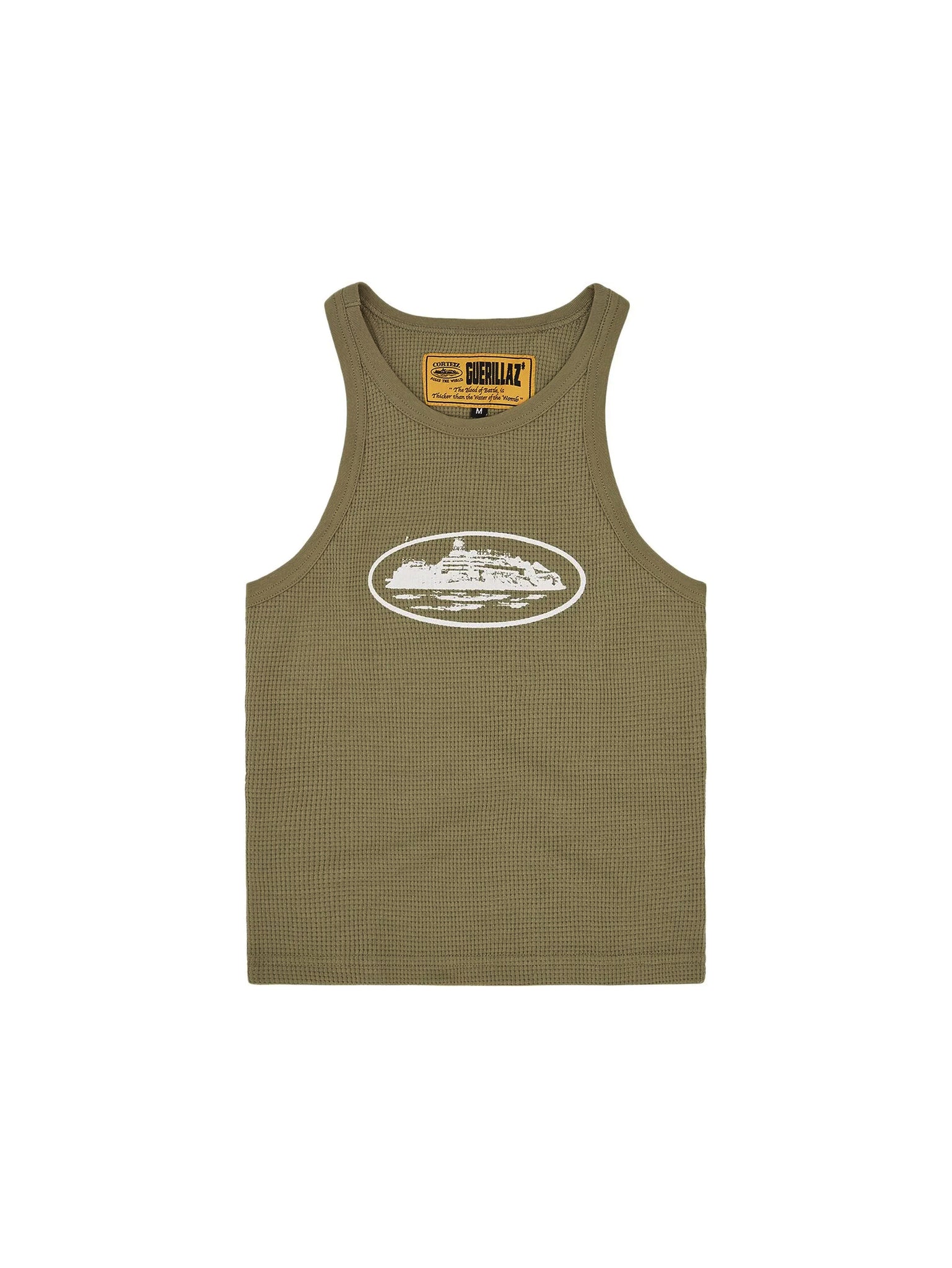 Corteiz Women's Guerillaz* Tank Top Olive - Prior