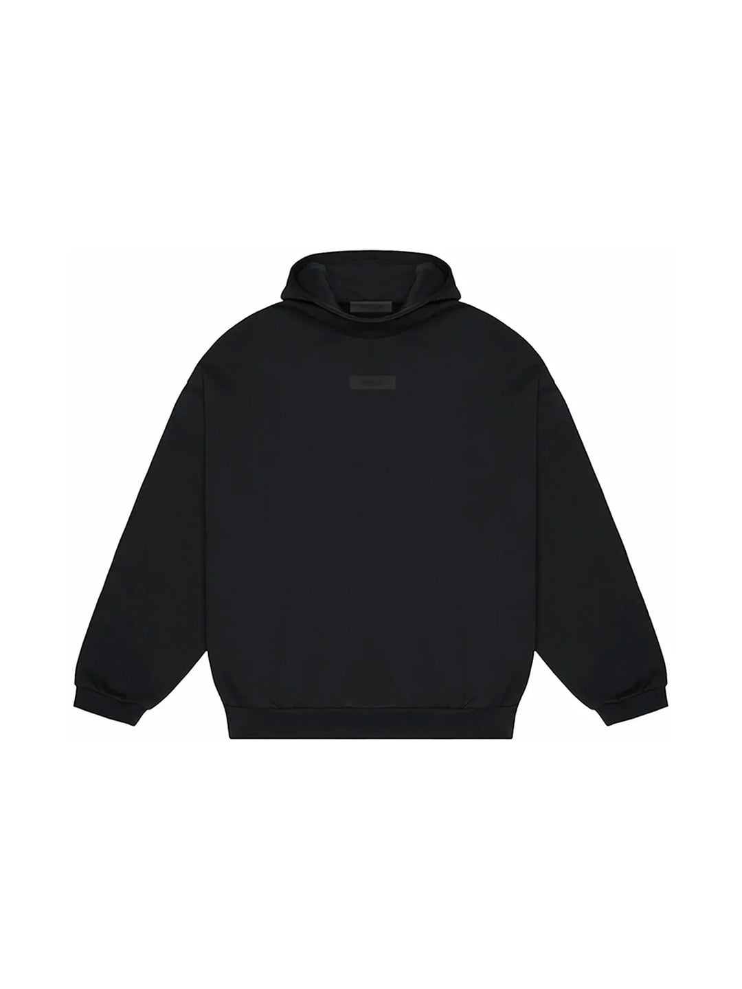 Fear of God Essentials Chest Logo Hoodie Jet Black/Jet Black