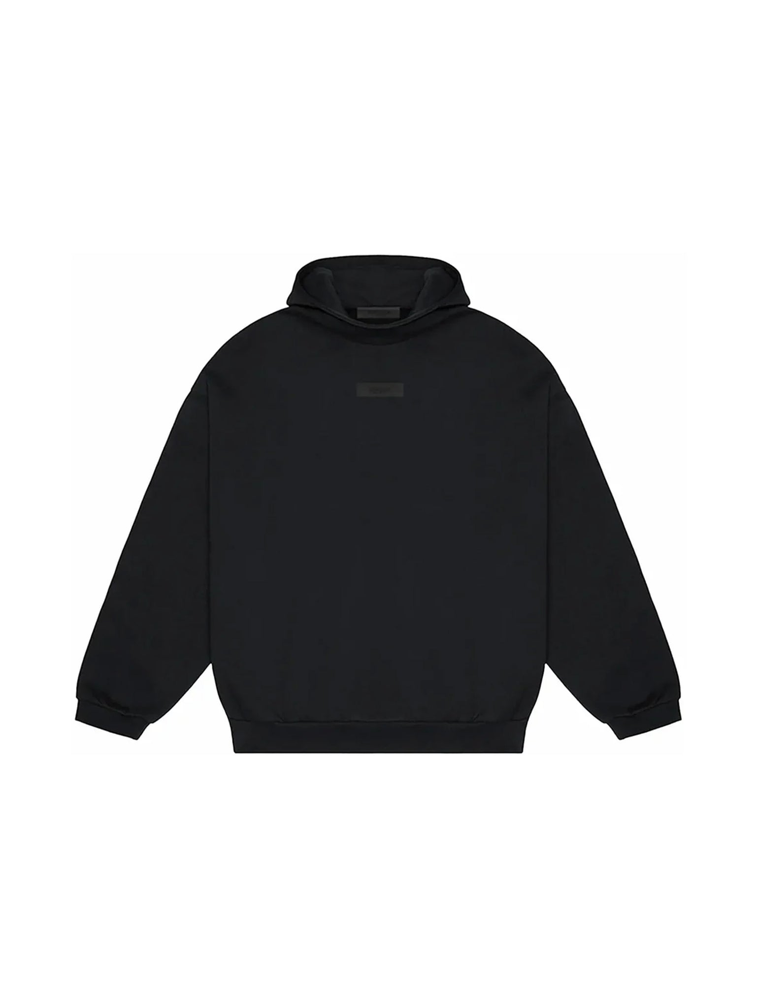 Fear of God Essentials Chest Logo Hoodie Jet Black/Jet Black - Prior