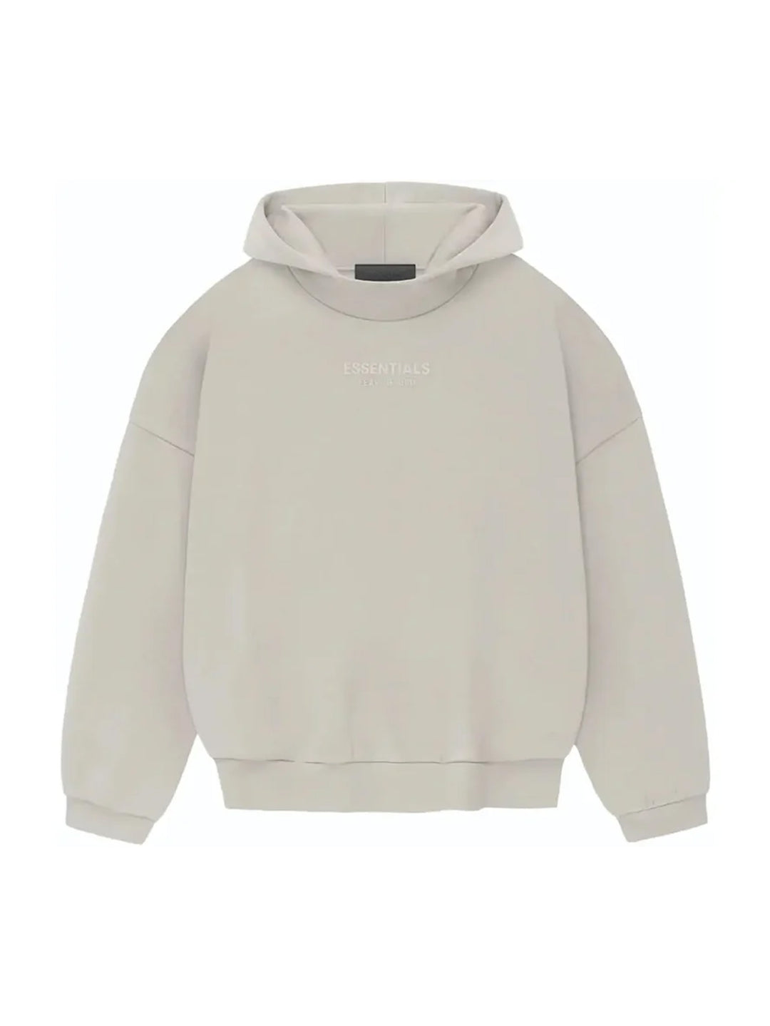 Fear of God Essentials Hoodie Silver Cloud