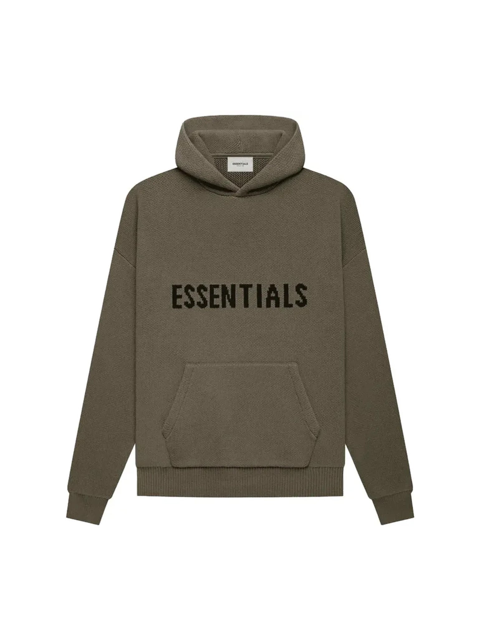 Fear of God Essentials Knit Pullover Hoodie Harvest