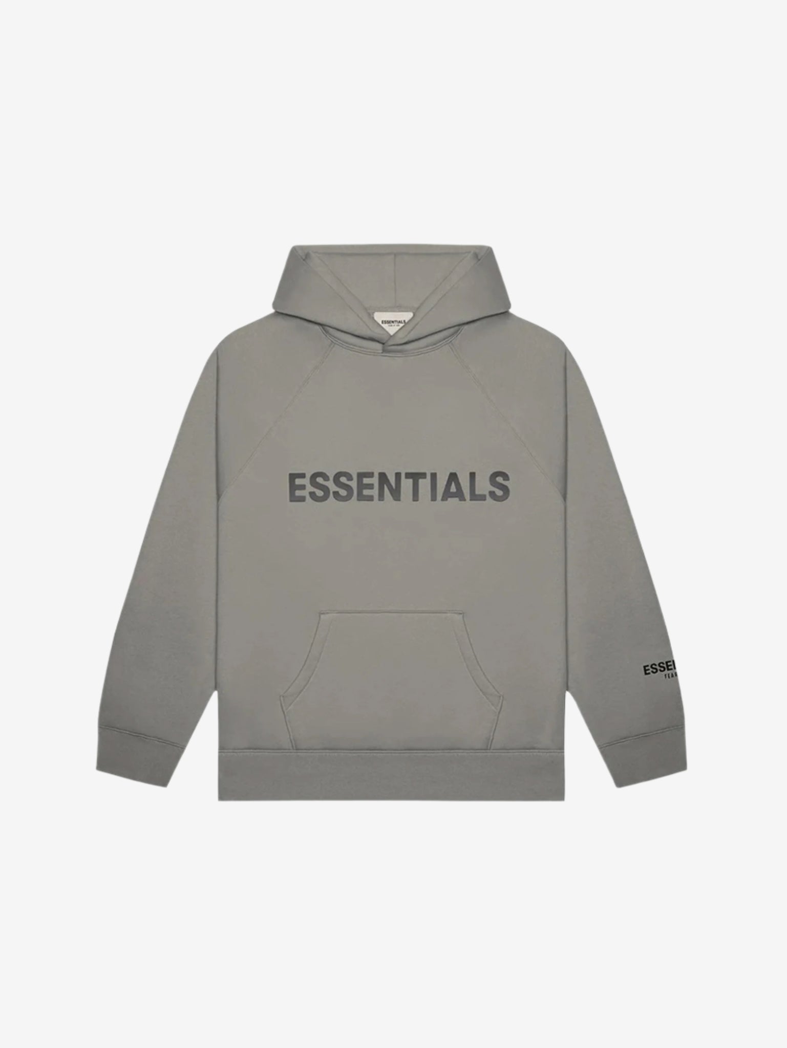 Fear of God Essentials Pullover Hoodie Applique Logo Cement