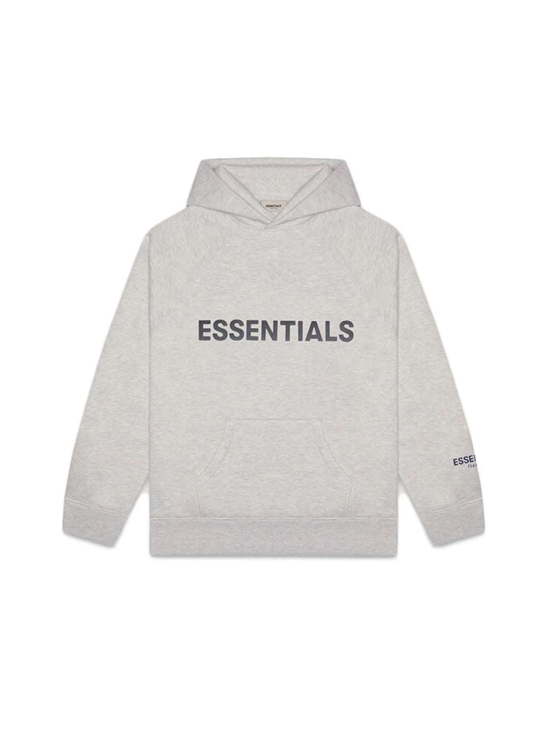 Fear of God Essentials Pullover Hoodie Applique Logo Heather Oatmeal