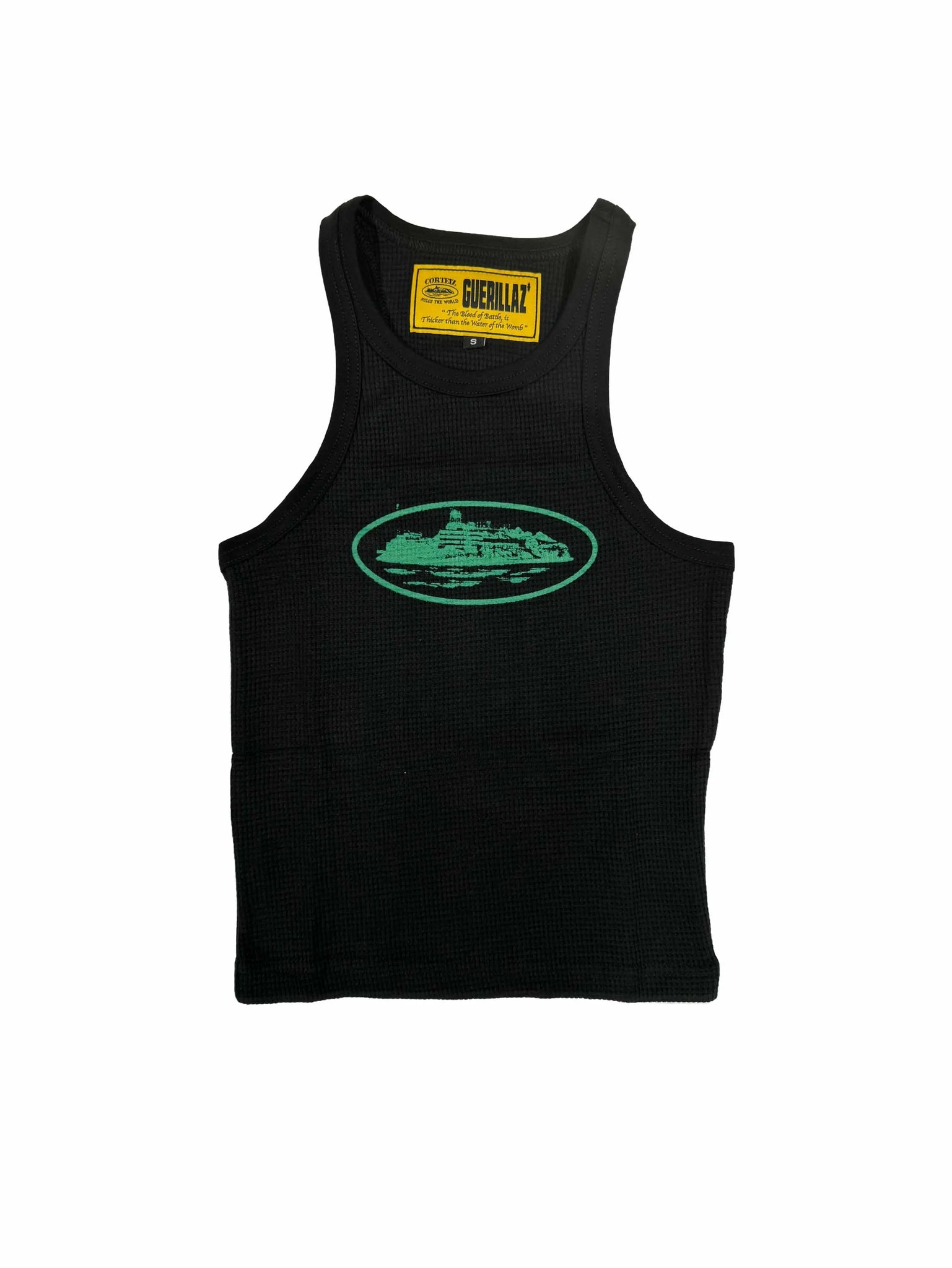 Corteiz Alcatraz Tank Top Black/Green (W) in Auckland, New Zealand - Shop name