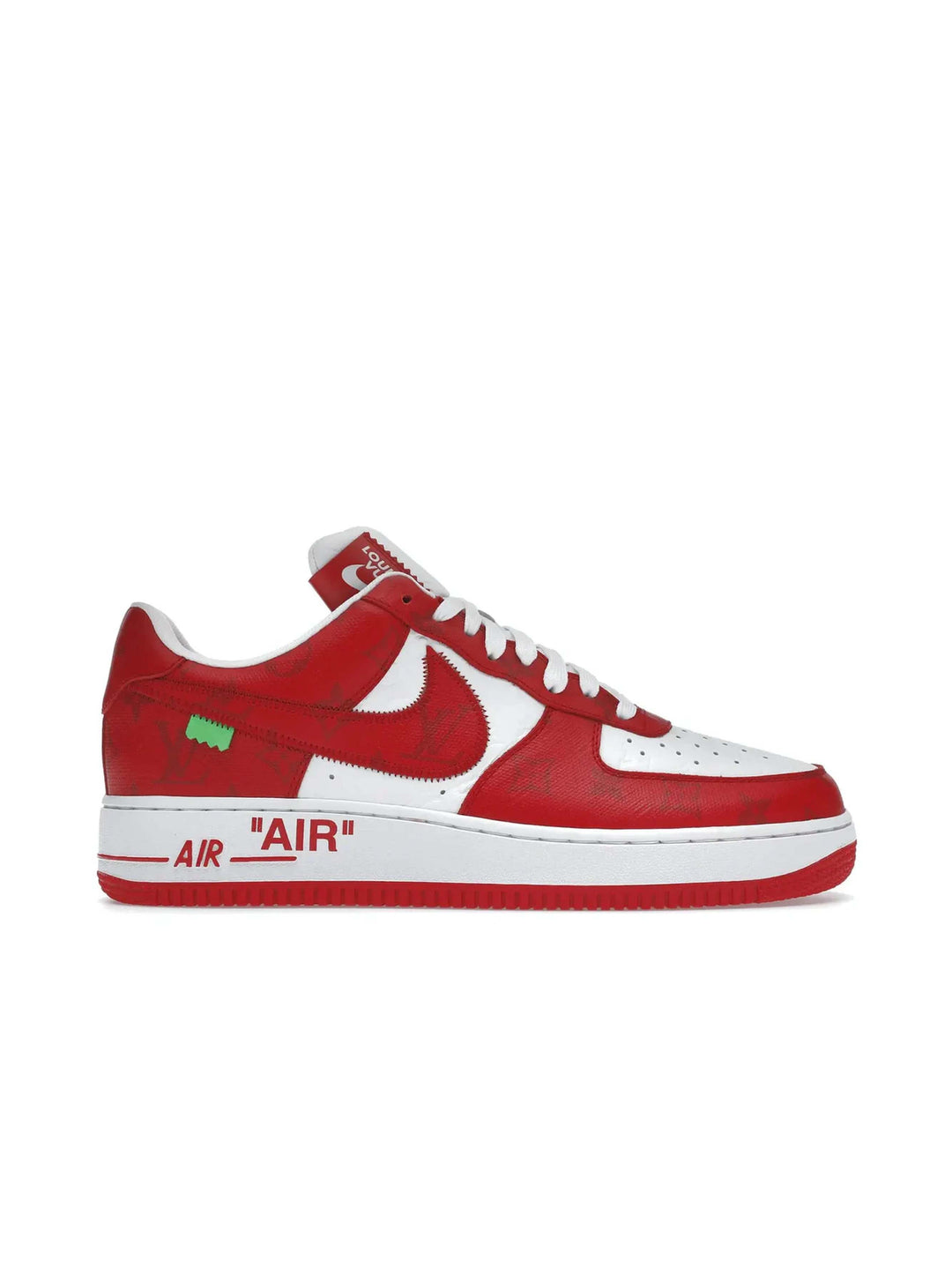 Louis Vuitton Nike Air Force 1 Low By Virgil Abloh White Red