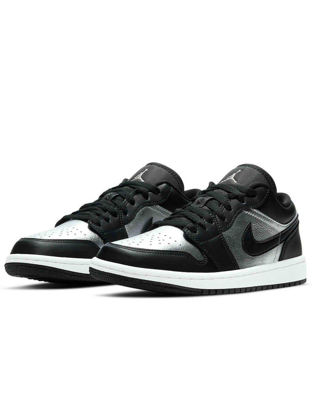 Nike Air Jordan 1 Low Black Metallic Silver [W] Prior