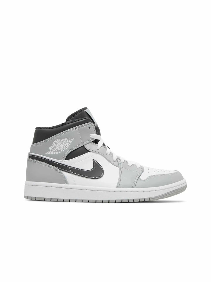 Nike Air Jordan 1 Mid Light Smoke Grey Anthracite (FLAWED)