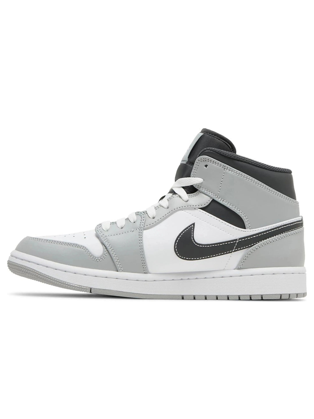 Nike Air Jordan 1 Mid Light Smoke Grey Anthracite (FLAWED)