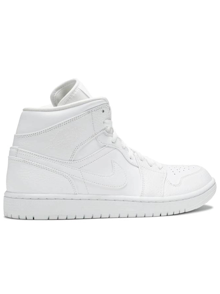 Nike Air Jordan 1 Mid Triple White 2.0 [2020] Prior