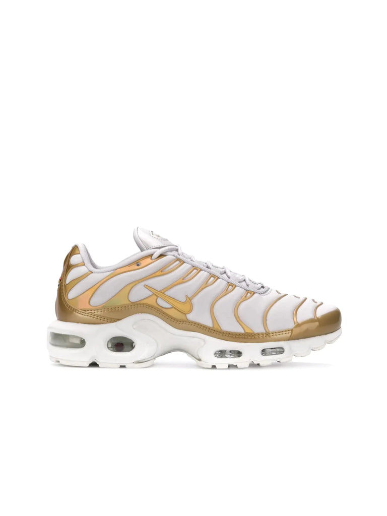 Air max plus white and gold womens sale