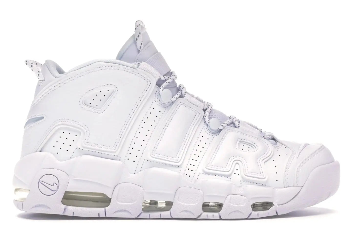 Nike Air More Uptempo Triple White in Auckland, New Zealand - Shop name