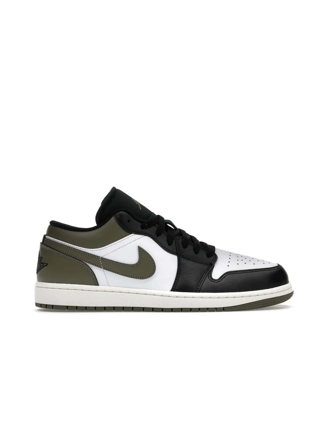 Nike Air Jordan 1 Low Black Toe Medium Olive