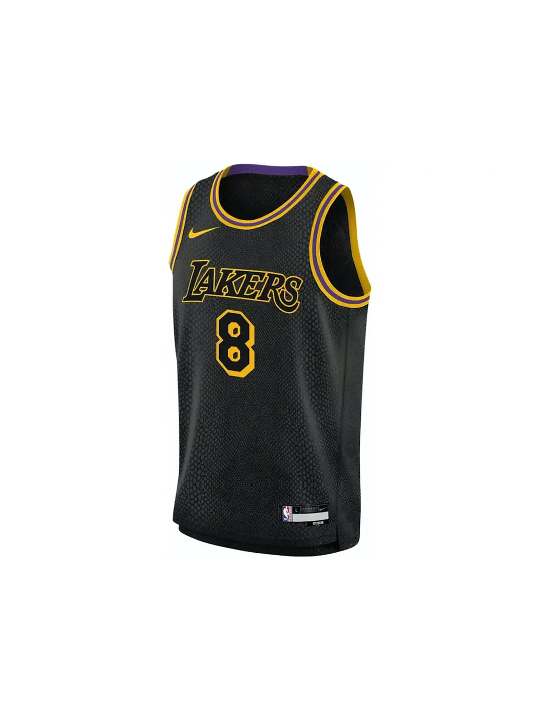 Nike Kobe Mamba Mentality Big Kids Los Angeles Lakers City Edition Swingman Jersey (FW23) Black - Prior