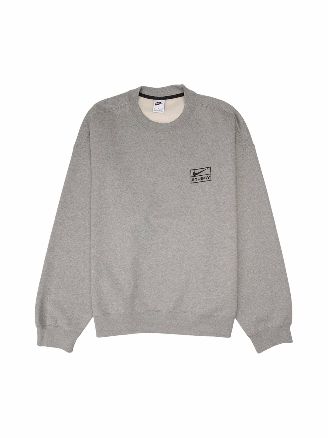 Nike x Stussy Crew Fleece Grey