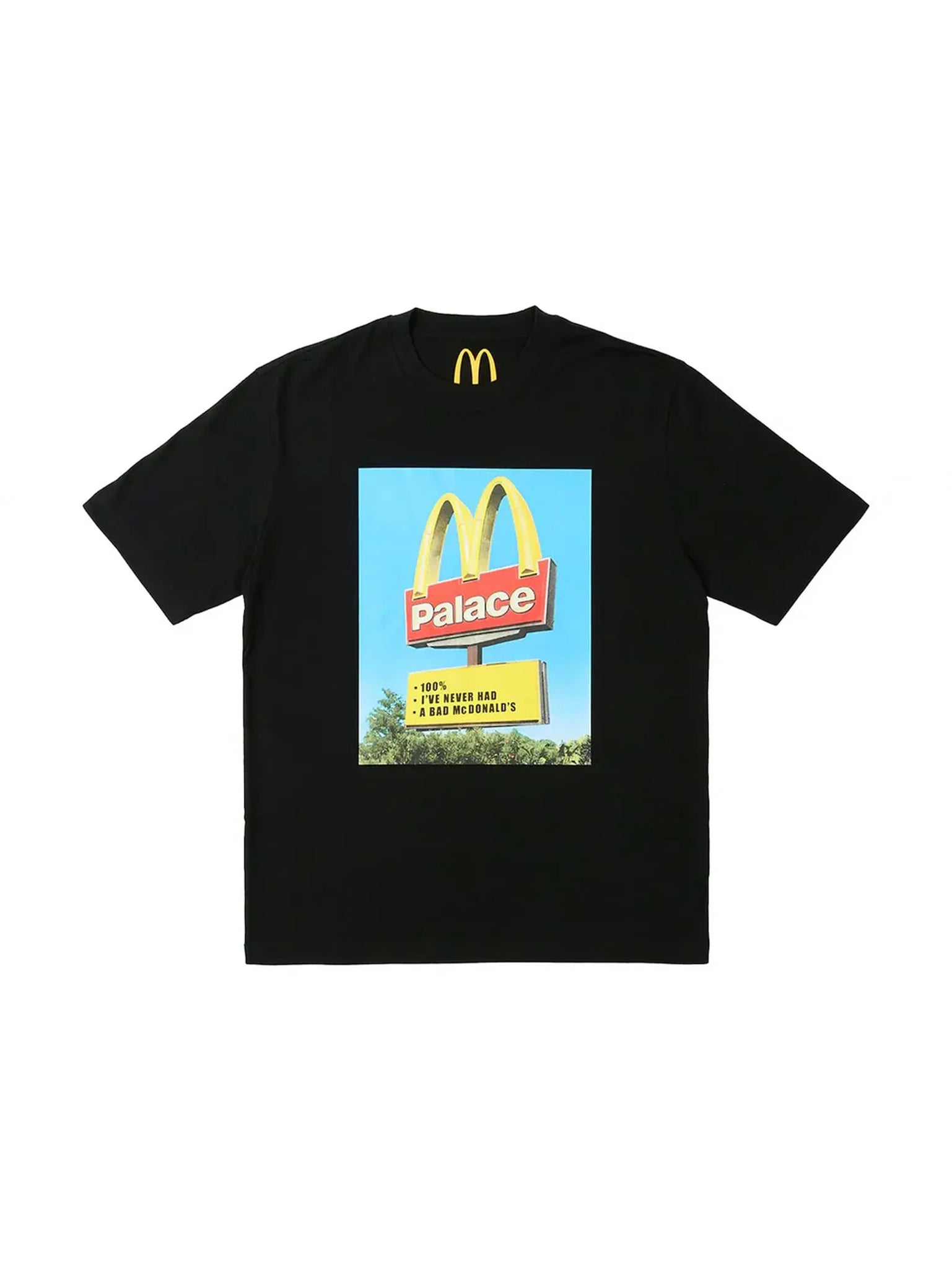 Palace x McDonald's Sign T-shirt Black