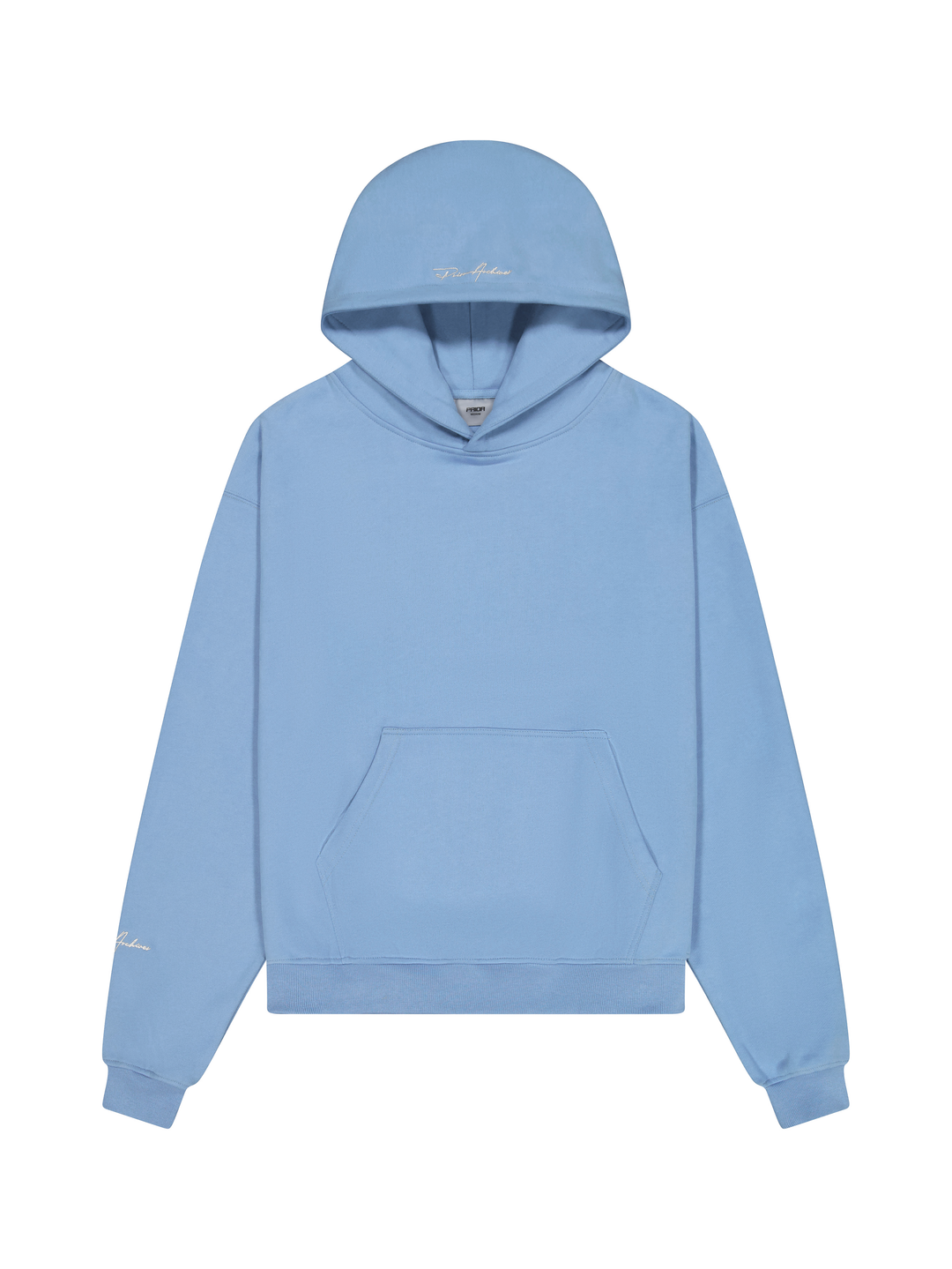 Prior Embroidery Logo Oversized Cropped Hoodie Coast