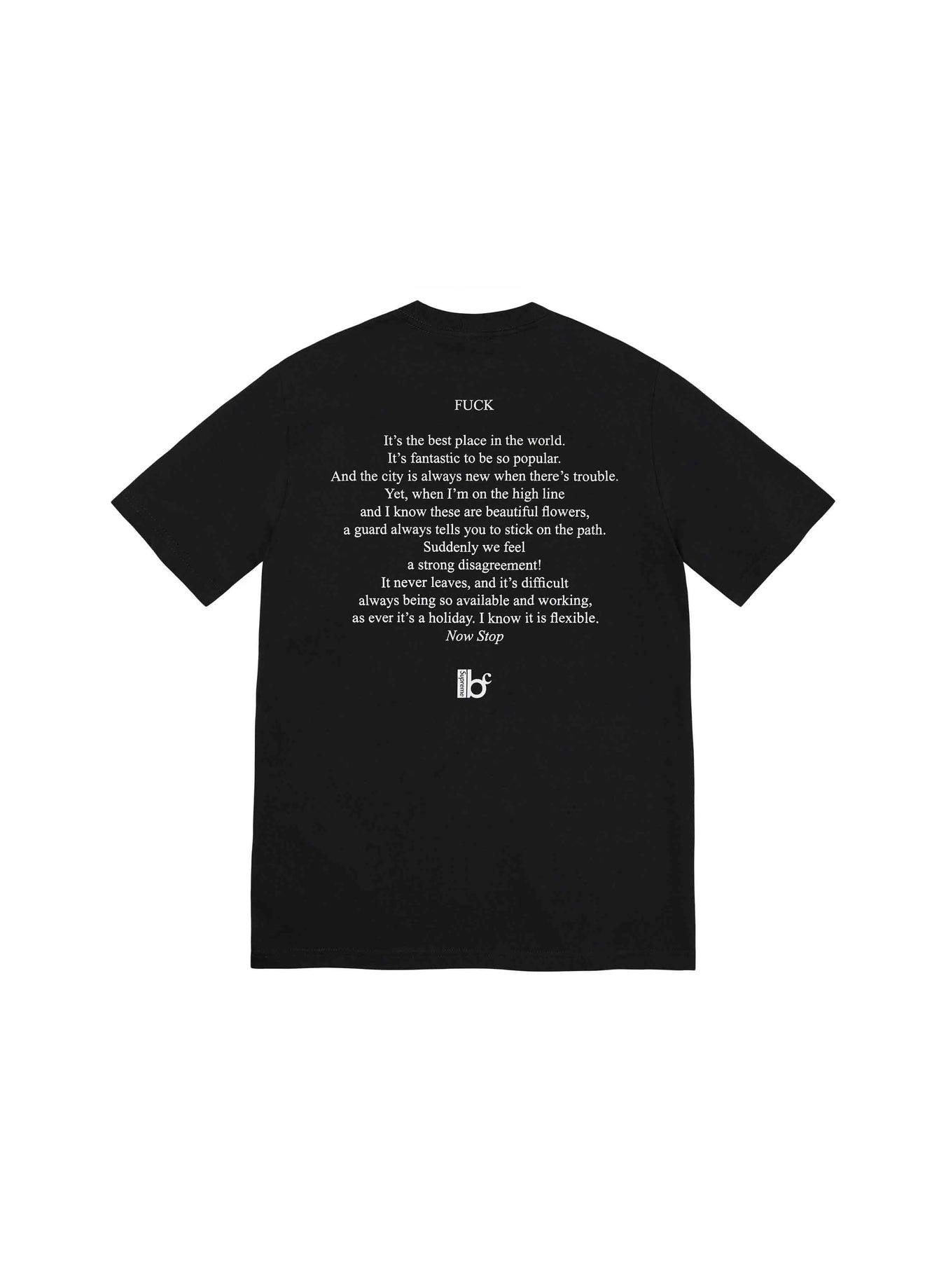 Supreme Bernadette Corporation Fuck Tee Black - Prior