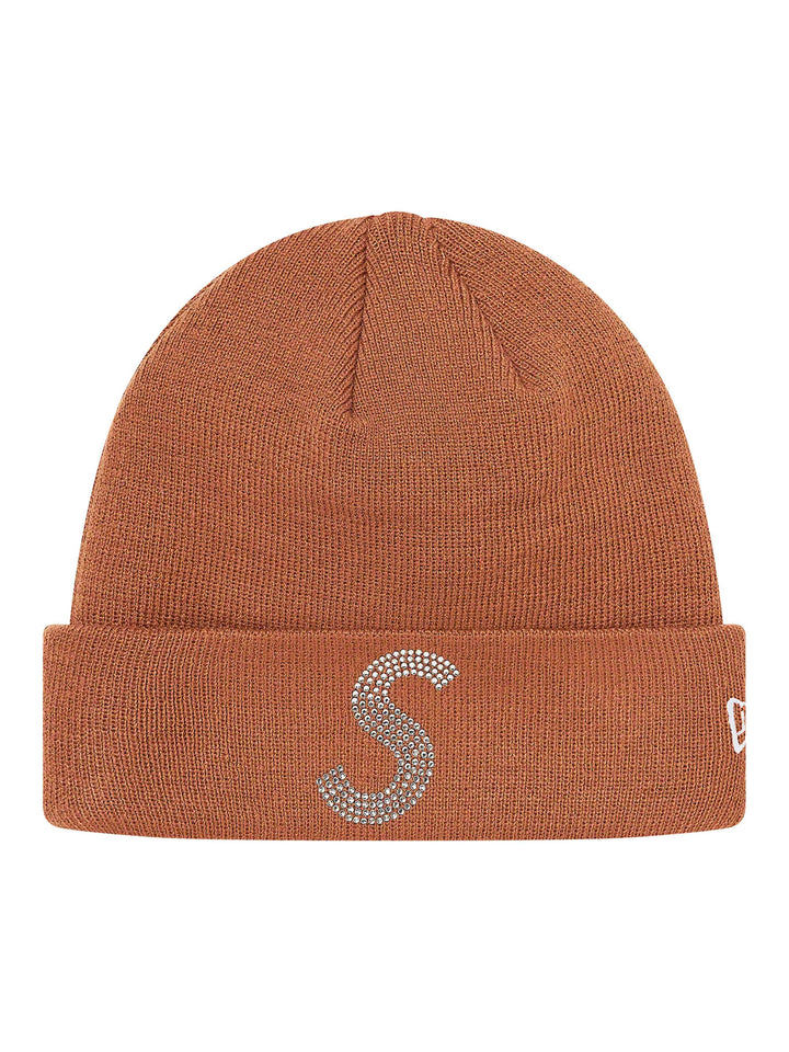 Supreme New Era Swarovski S Logo Beanie Brown [SS21] Prior