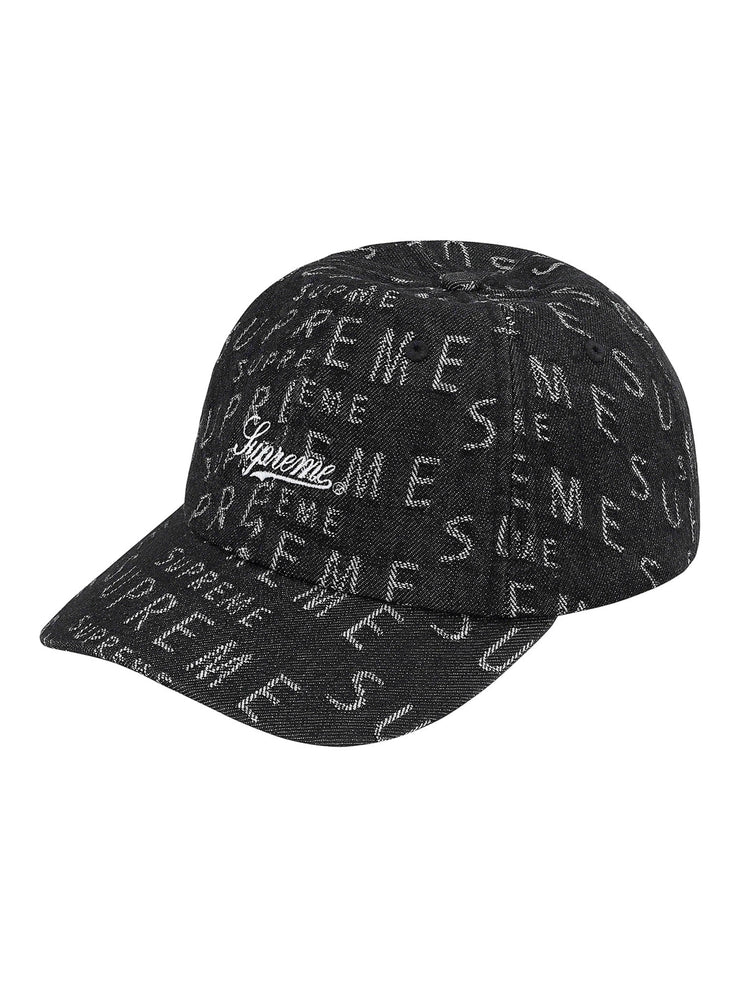 Supreme Denim Camp Cap Black Authentic