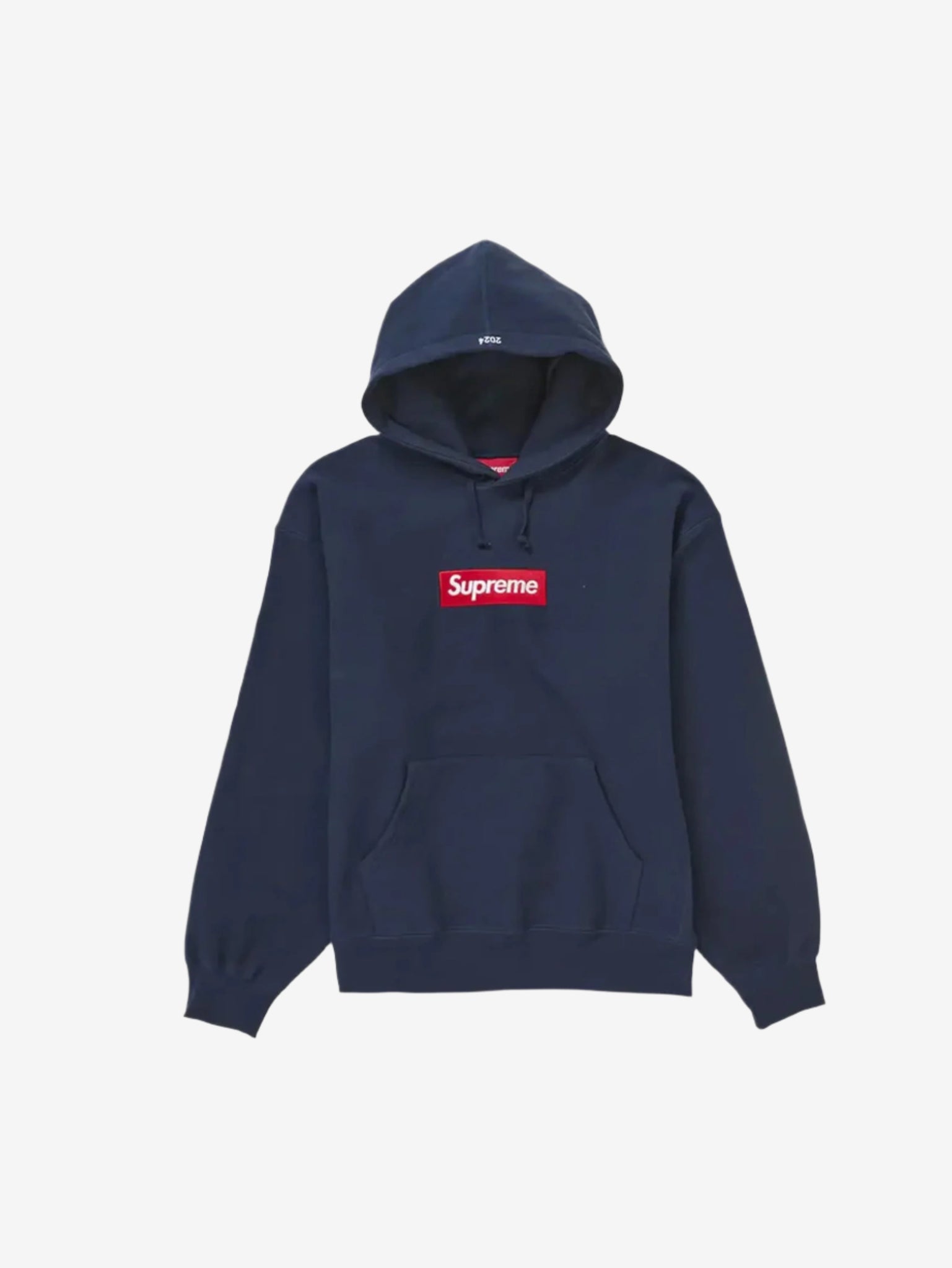 Supreme Box Logo Hooded Sweatshirt Sweatshirt (FW24) Navy