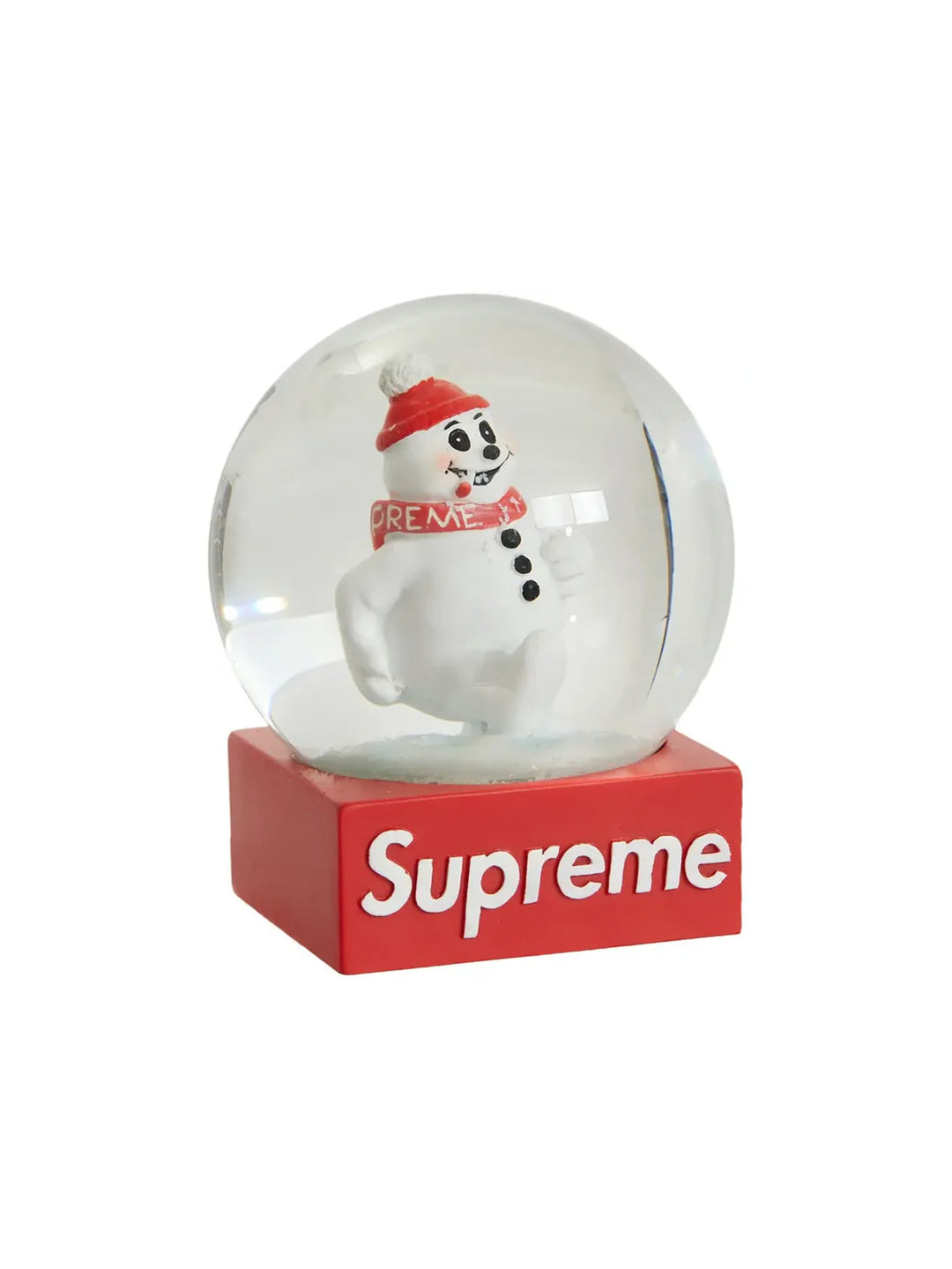 Supreme Snowman Snowglobe Red