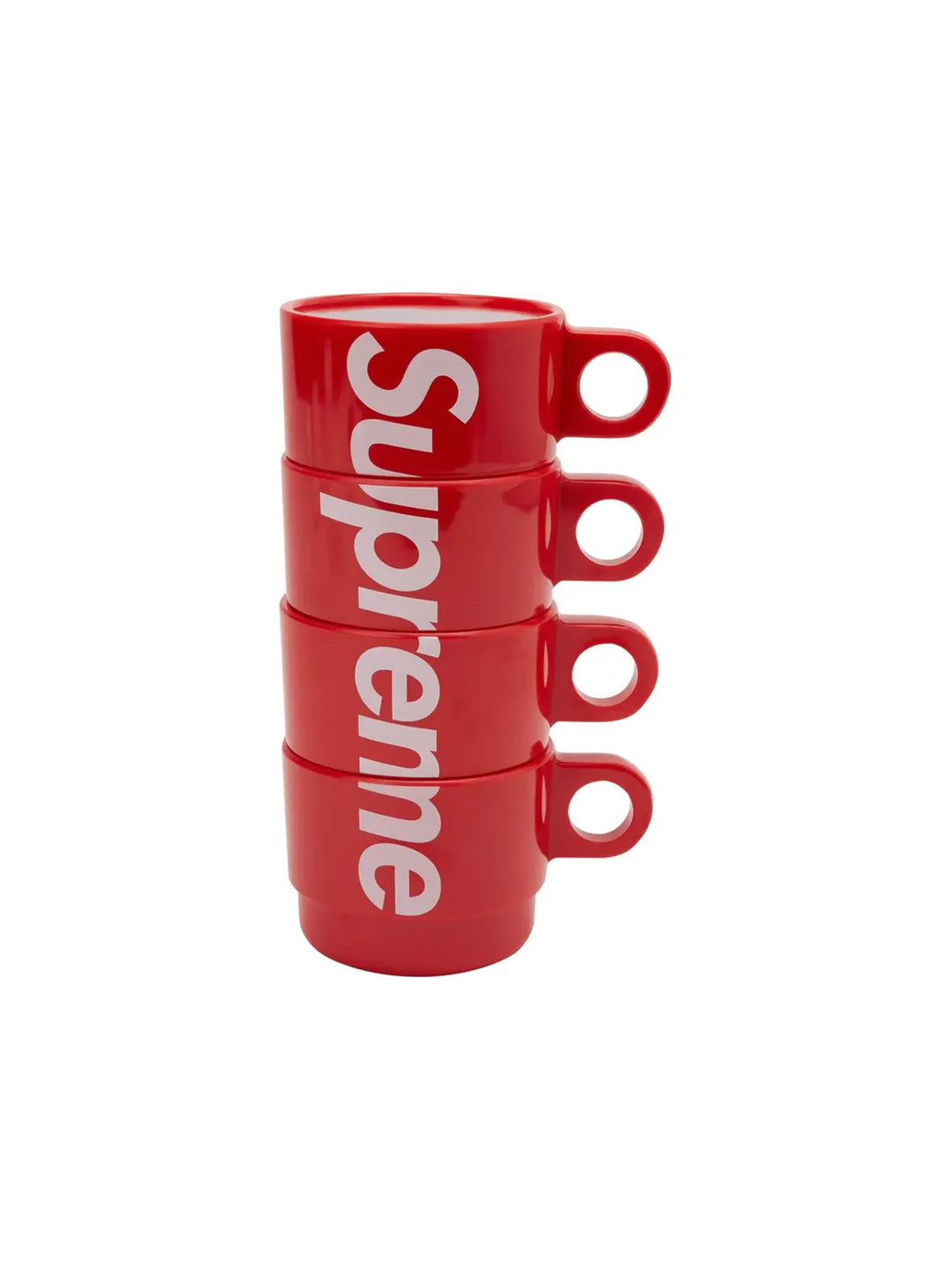 Supreme Stacking Cups (Set of 4) Red