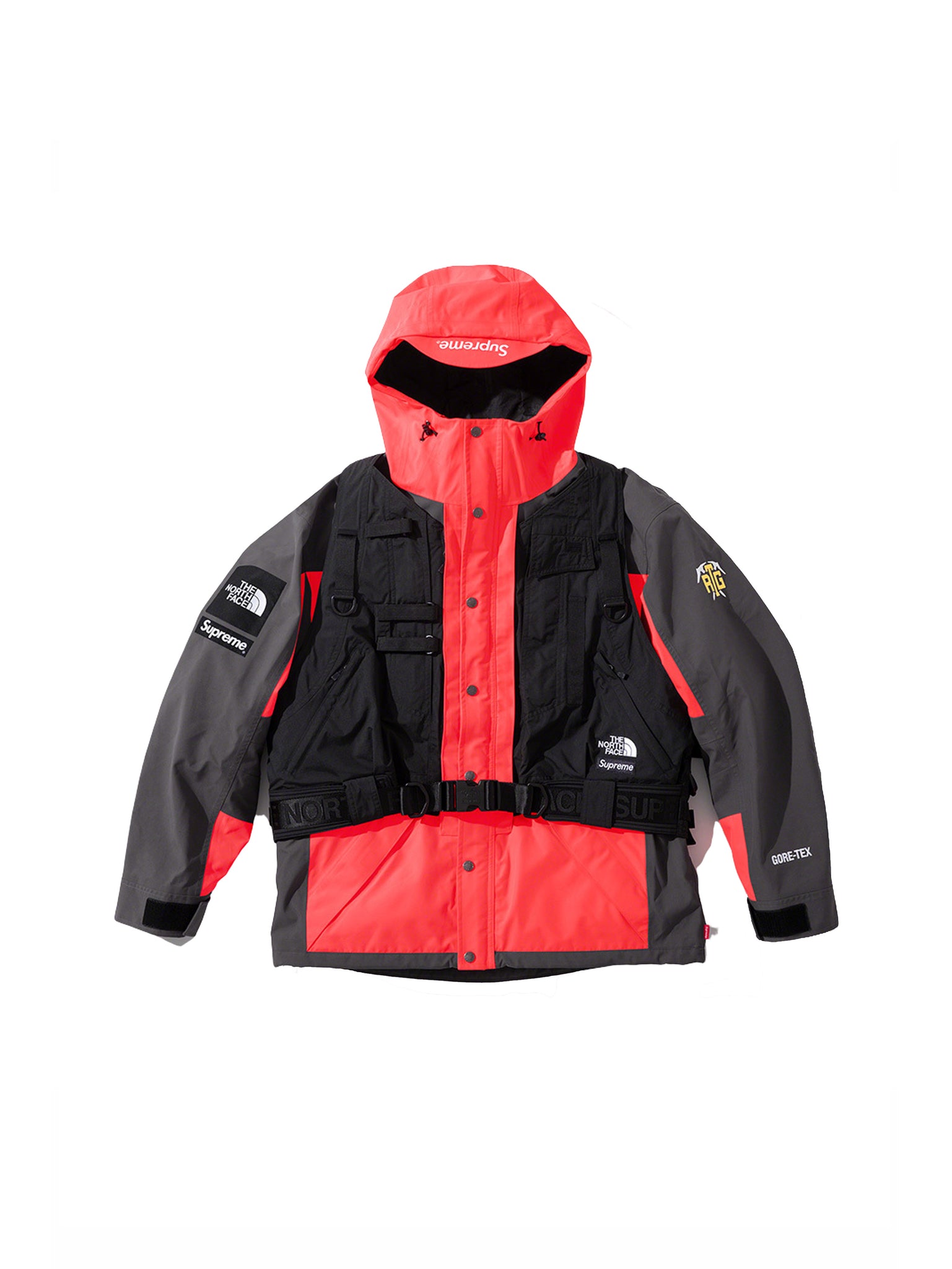 Supreme The North Face RTG Jacket + Vest Bright Red