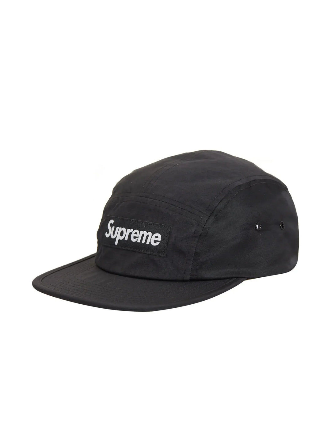 Supreme Waxed Ripstop Camp Cap Black