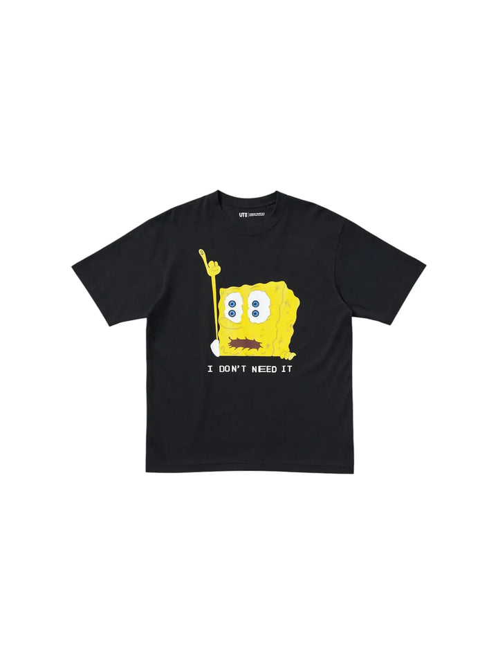 Uniqlo x CPFM Spongebob Squarepants UT Graphic T-Shirt Black