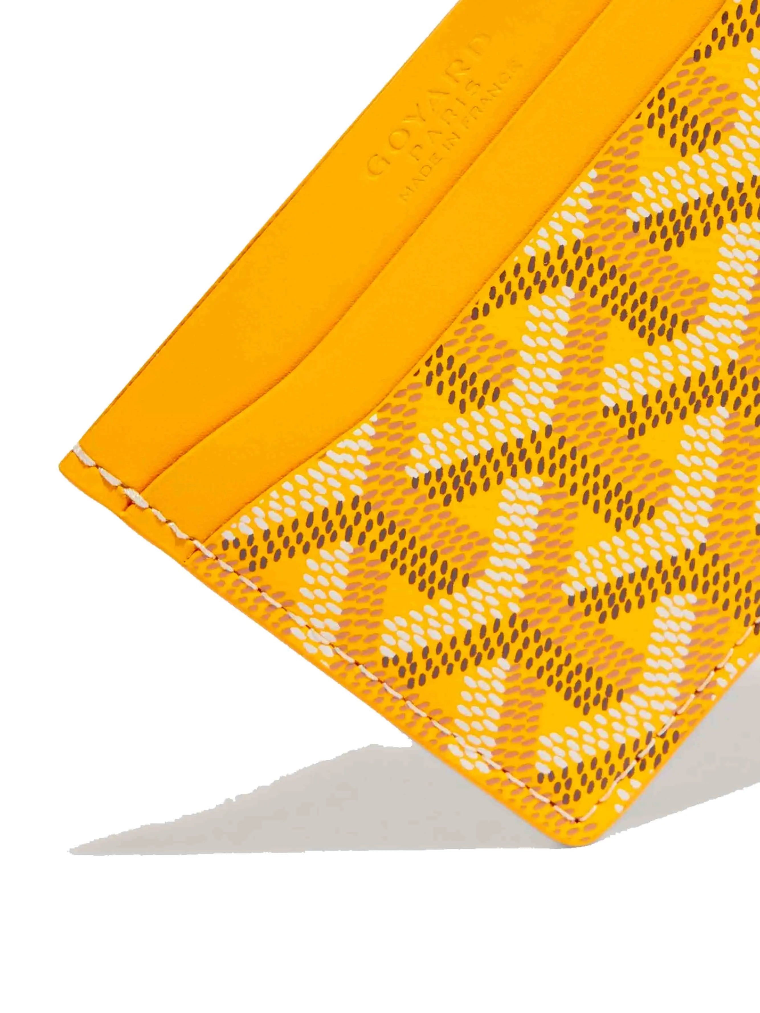 Goyard Saint-Sulpice Card Wallet - Yellow Aunthentic