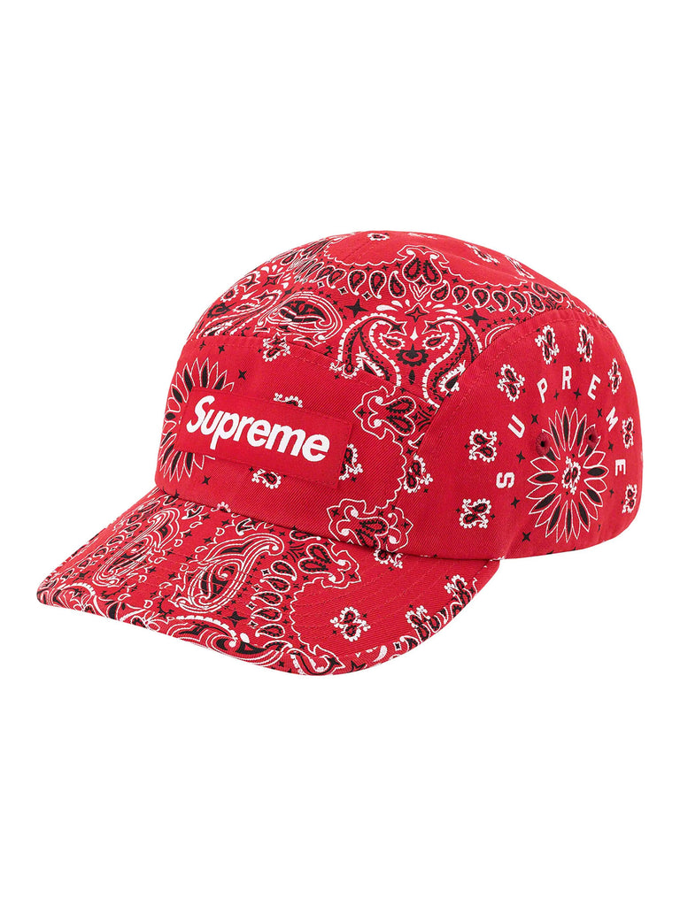 Supreme Bandana Camp Cap Red [SS21] in Auckland, New Zealand - Prior