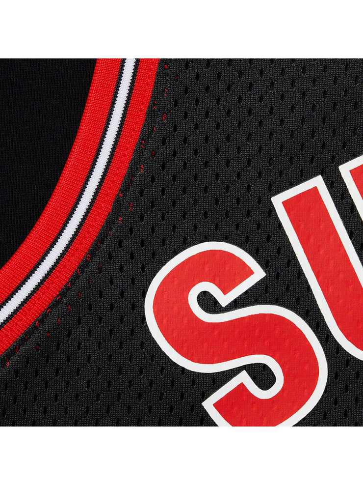 Supreme Basketball Jersey Hooded Sweatshirt Black [SS21] - Prior