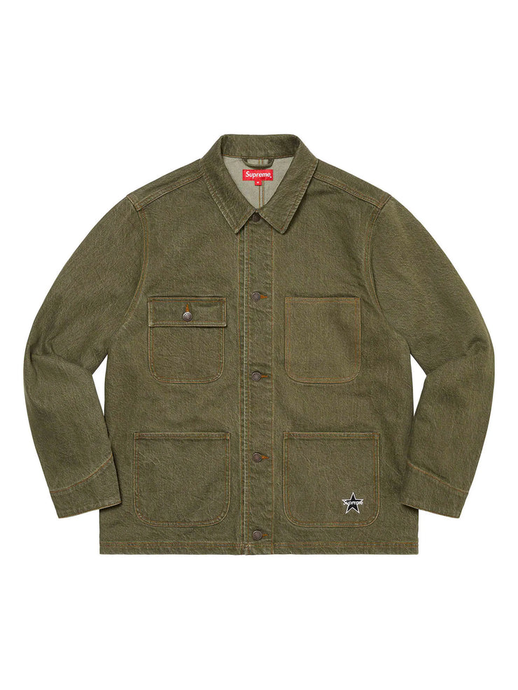 Supreme Denim Chore Coat Coat (SS22) Olive - Prior