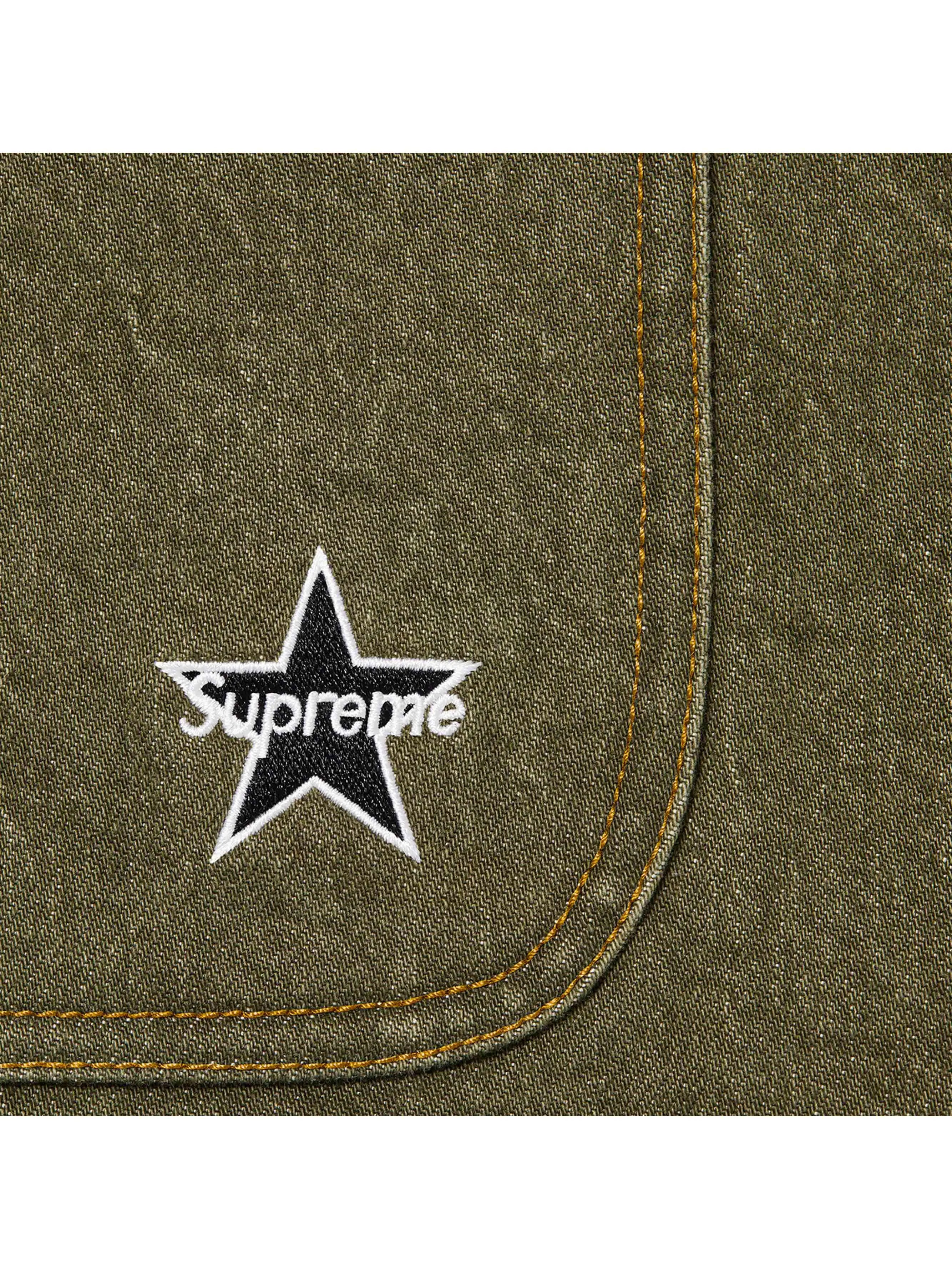 Supreme Denim Chore Coat Coat (SS22) Olive in Auckland, New