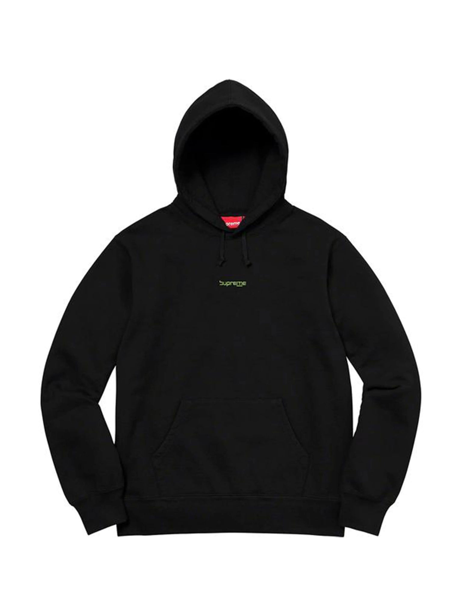 Supreme Digital Logo Hoodie Black [SS20] Supreme