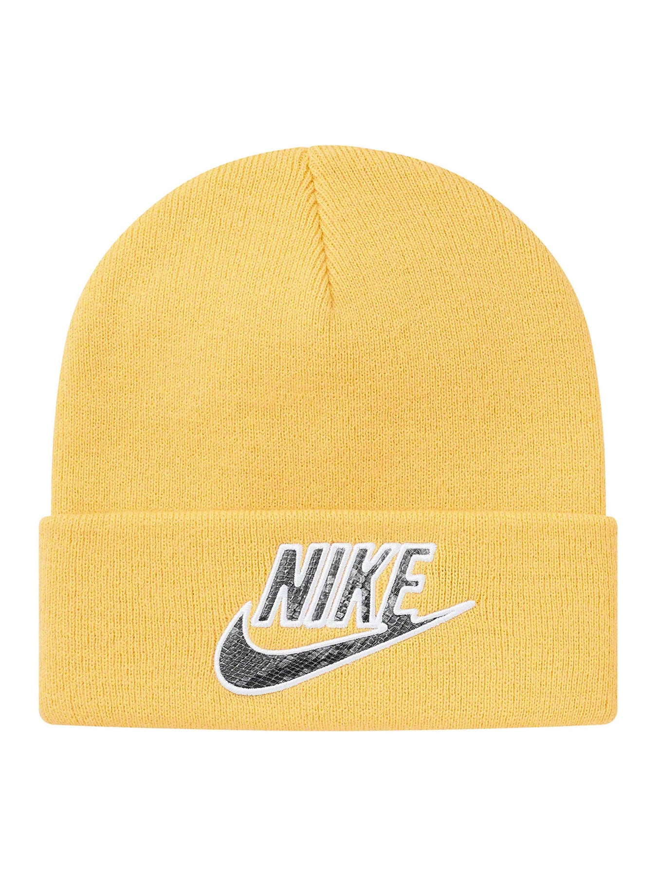 Supreme Nike Snakeskin Beanie Pale Yellow [SS21] - Prior