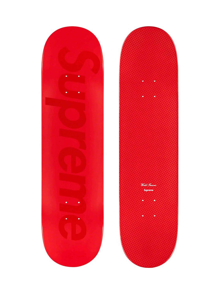 Supreme Tonal Box Logo Skateboard Deck Red - Prior