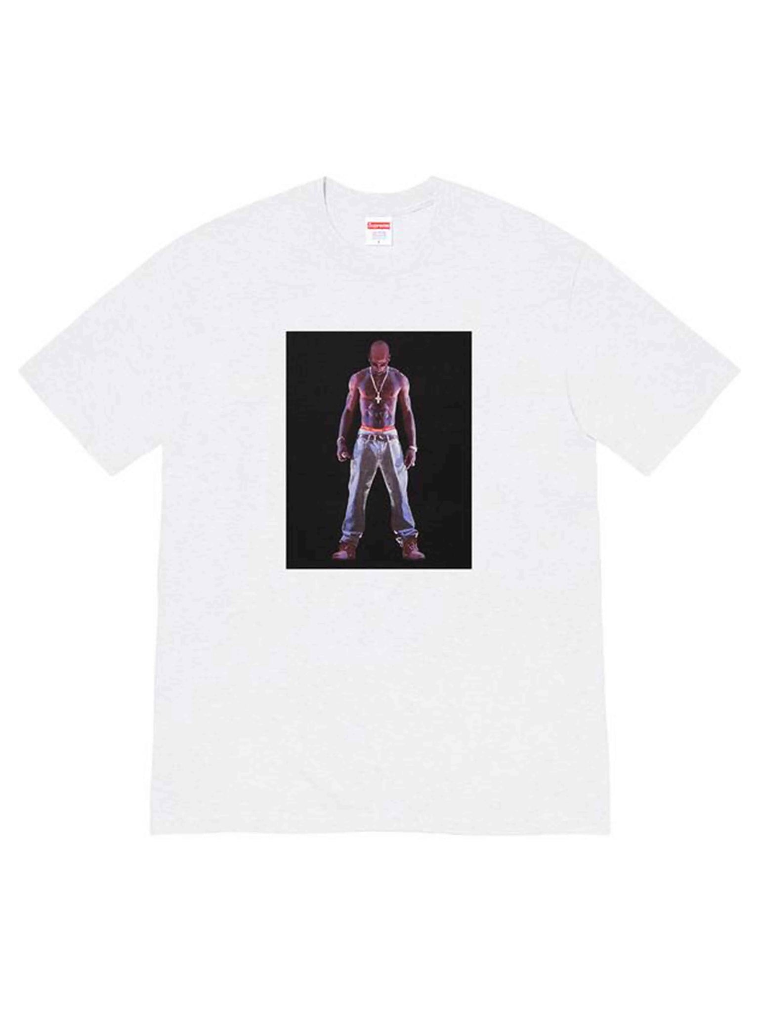 Supreme Tupac Hologram Tee Ash Grey [SS20] Supreme